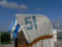 Strandkorb an der Ostsee