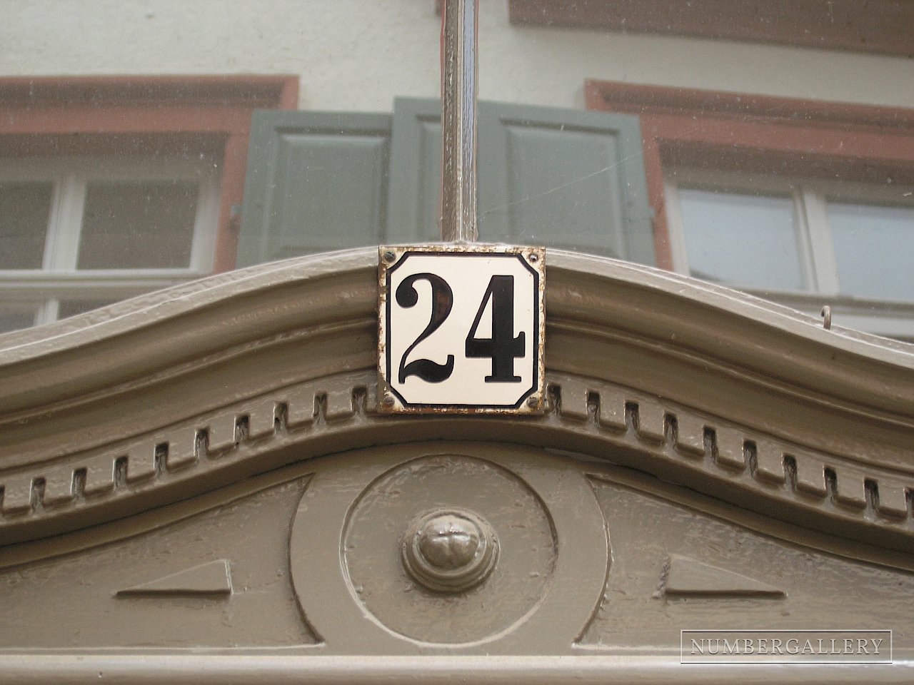 Hausnummer in Heidelberg