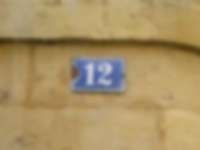 Hausnummer in Neuchâtel / Neuenburg