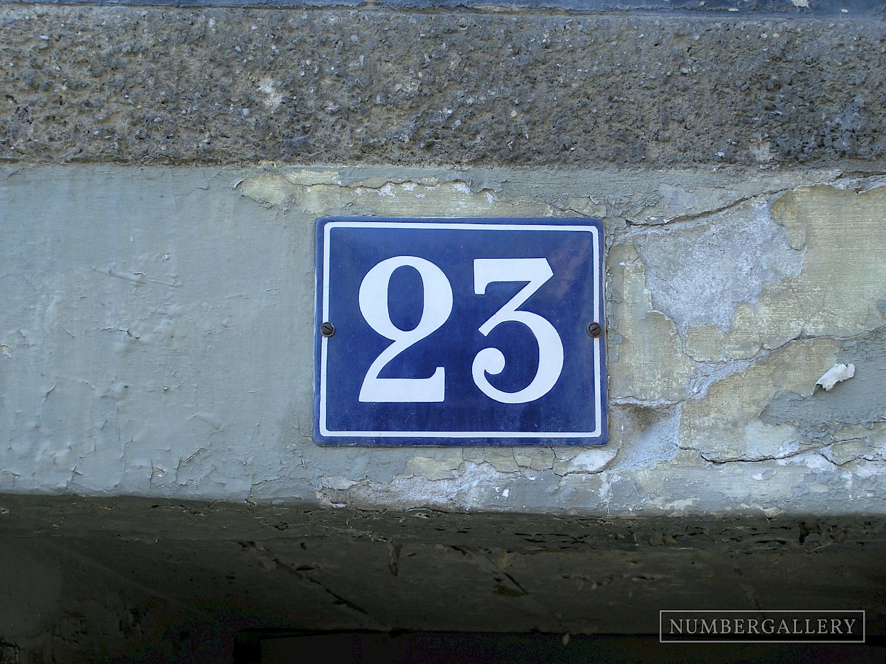 Hausnummer in Lauterbrunnen