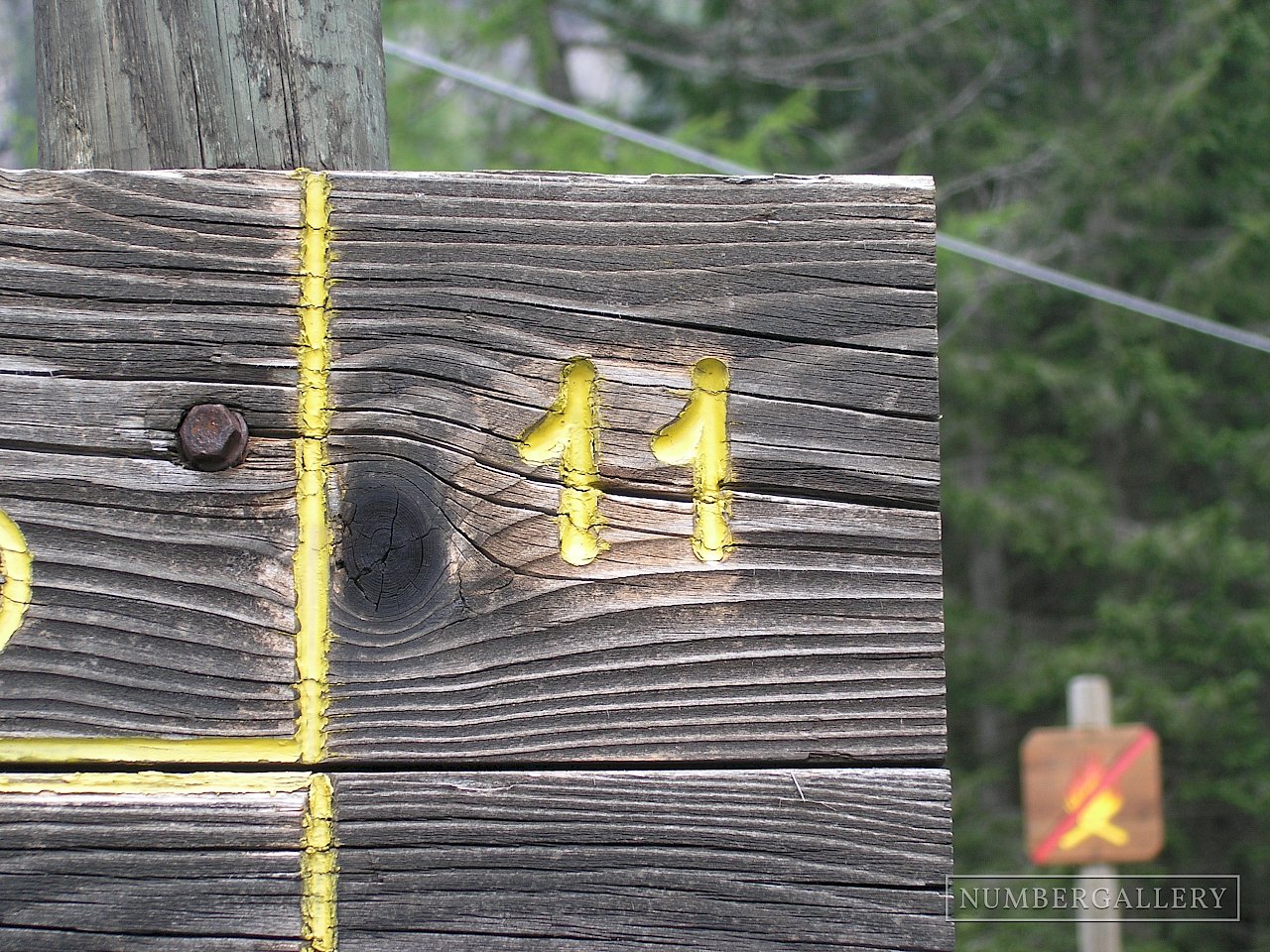 Wegmarkierung in den Dolomiten