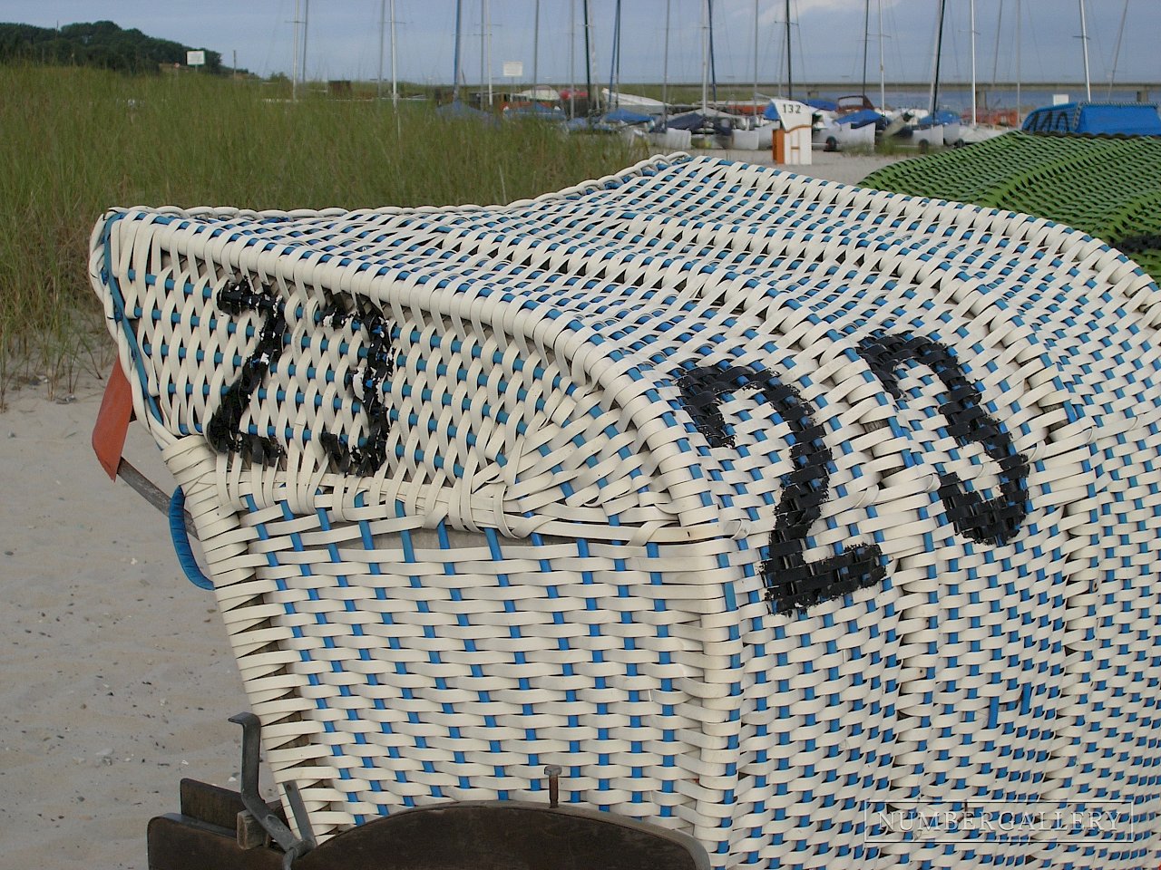 Strandkorb an der Ostsee