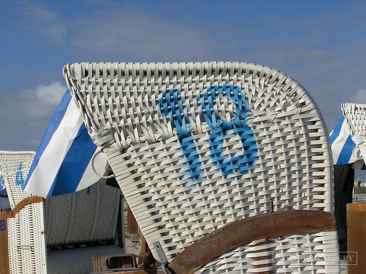 Strandkorb an der Ostsee