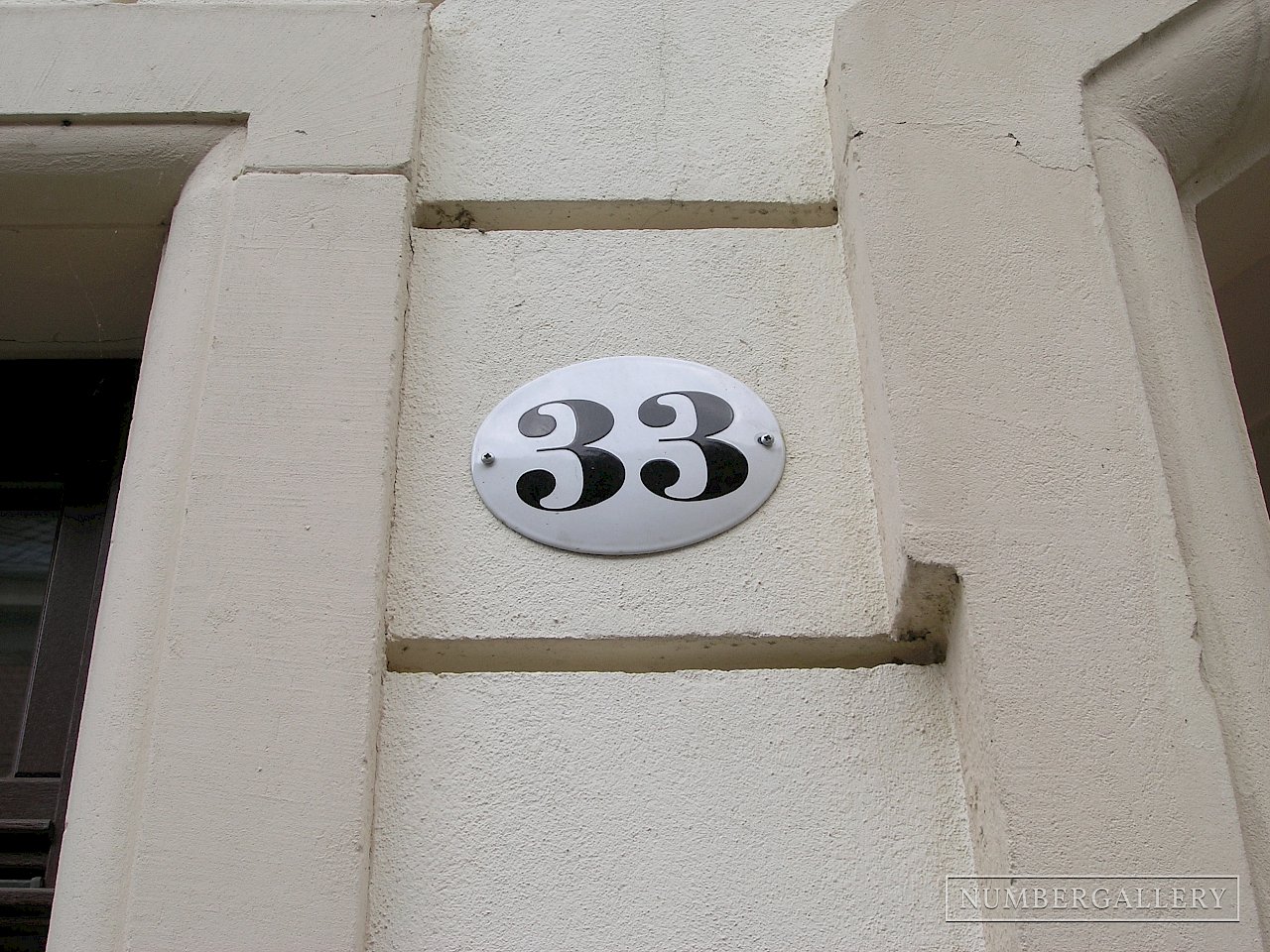 Hausnummer in Dresden
