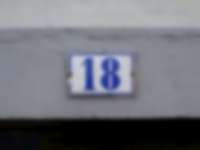 Hausnummer in Villingen