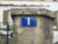 Hausnummer in Neuchâtel / Neuenburg