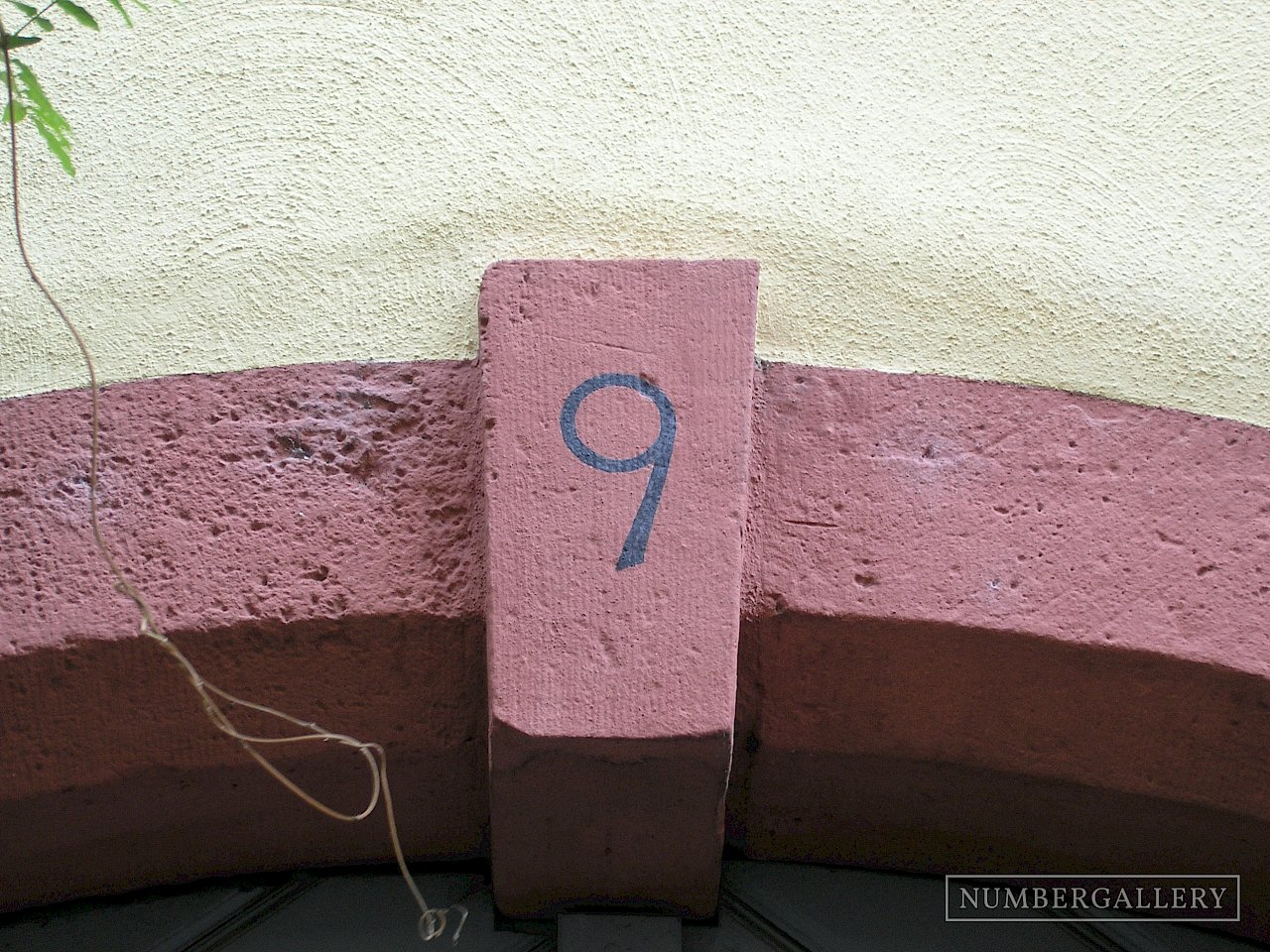 Hausnummer in Heidelberg