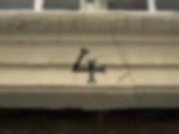 Hausnummer in Heidelberg