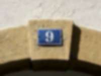 Hausnummer in Neuchâtel / Neuenburg