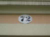 Hausnummer in Dresden