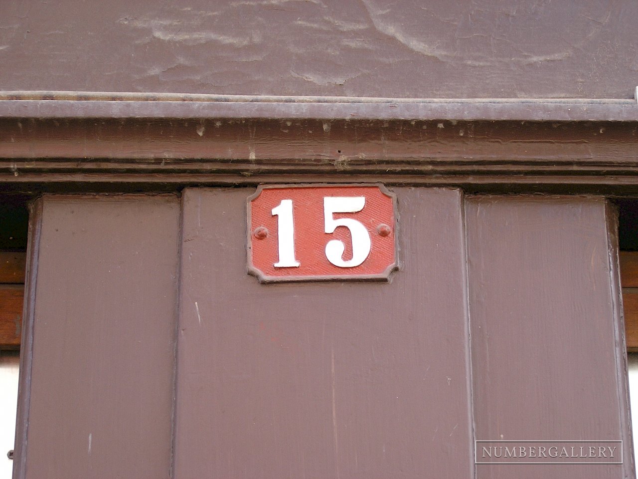 Hausnummer in Friedberg