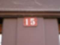 Hausnummer in Friedberg