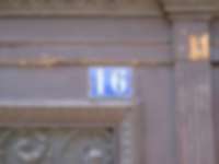 Hausnummer in Quedlinburg