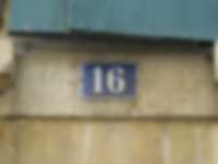 Hausnummer in Neuchâtel / Neuenburg