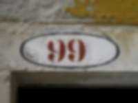 Hausnummer in Venedig / Venice