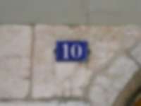 Hausnummer in Genf / Genève