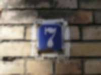 Hausnummer in Halle