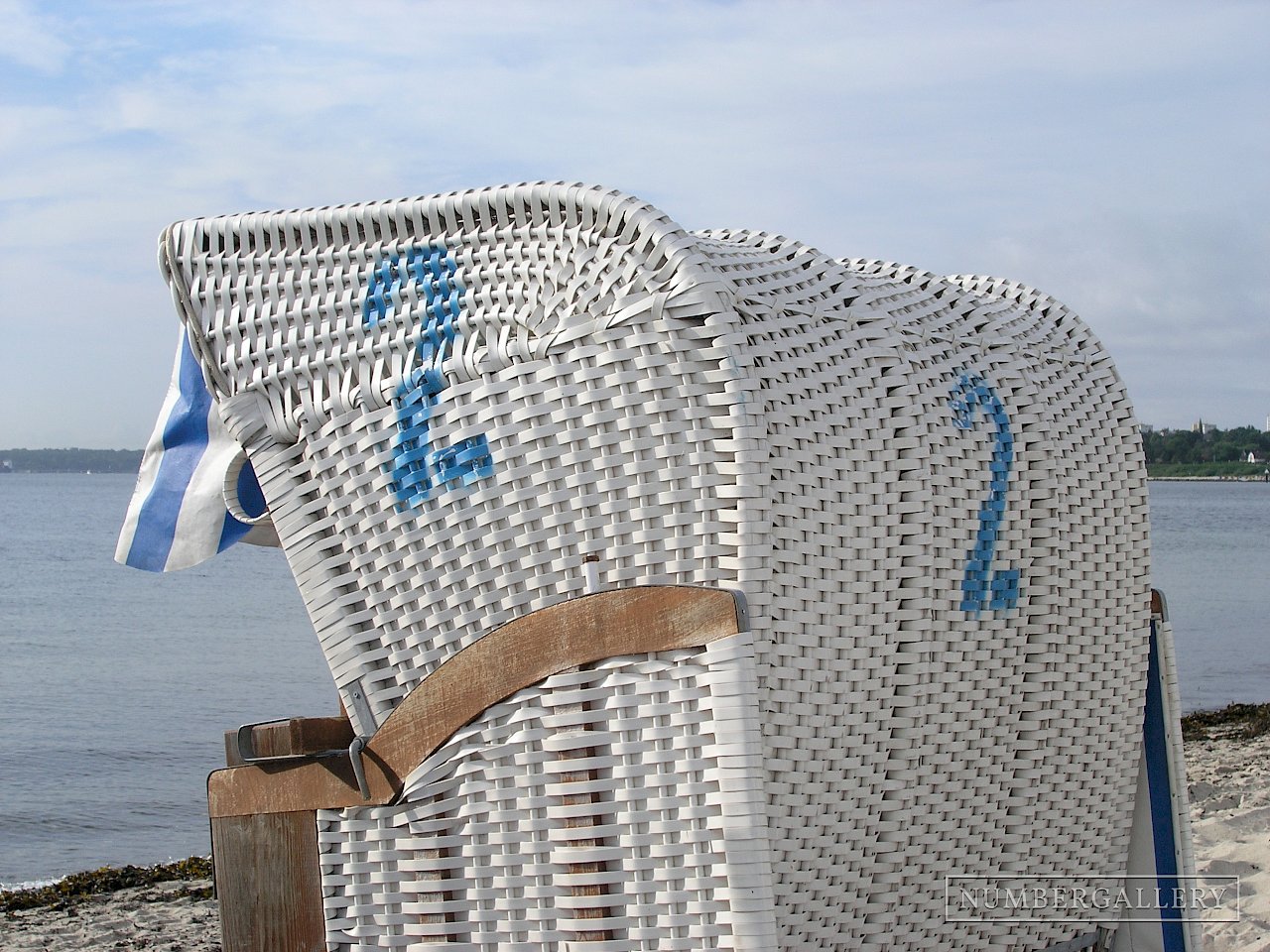 Strandkorb an der Ostsee