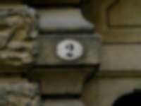 Hausnummer in Dresden