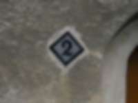 Hausnummer in Löbau