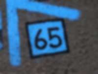 Markierung in den Dolomiten