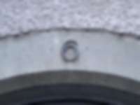 Hausnummer in Konstanz