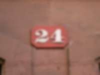 Hausnummer in Mainz