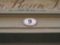 Hausnummer in Konstanz