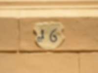 Wappen-Hausnummer in Villingen