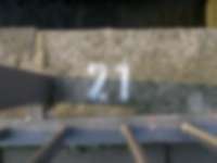 Markierung im Hamburger Hafen