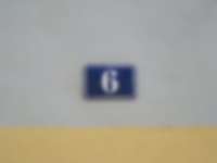 Hausnummer in Neuchâtel / Neuenburg