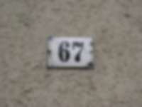 Hausnummer in Konstanz