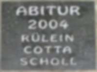 Abitur-Jahreszahl in Freiberg