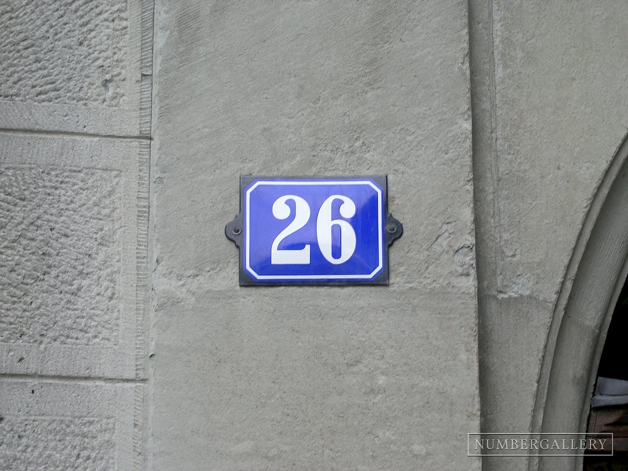 Hausnummer in Zürich