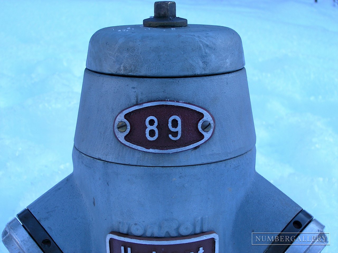 Winterlicher Hydrant