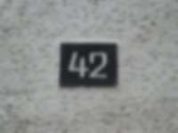 Hausnummer in Wismar