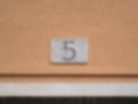 Hausnummer in Augsburg