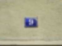 Hausnummer in Bamberg