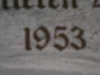 Jahreszahl in Freiburg