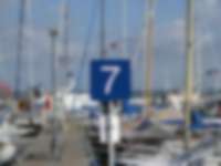 Nummer in einem Ostseehafen