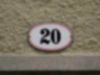 Hausnummer in Konstanz