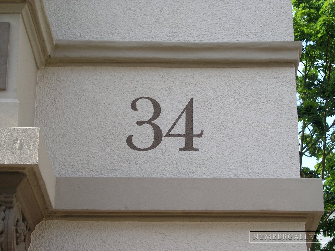 Hausnummer in Frankfurt am Main
