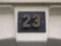 Hausnummer in Zittau