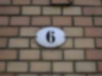 Hausnummer in Dresden