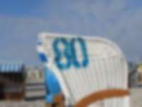 Strandkorb an der Ostsee