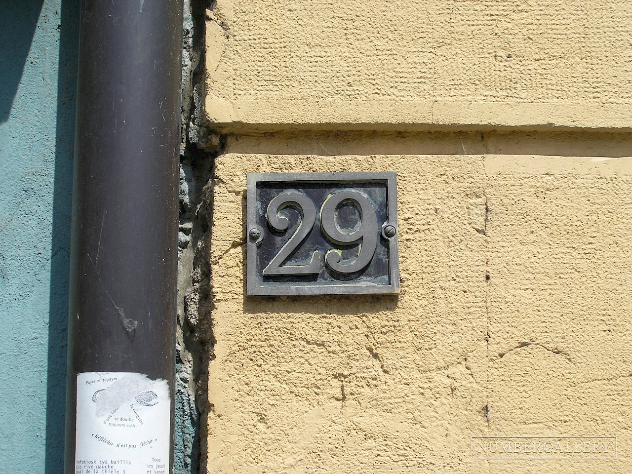 Hausnummer in Yverdon