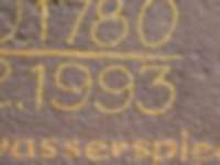 Jahreszahl in Heidelberg