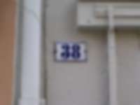 Hausnummer in Villingen