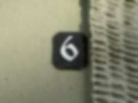 Hausnummer in Ladenburg