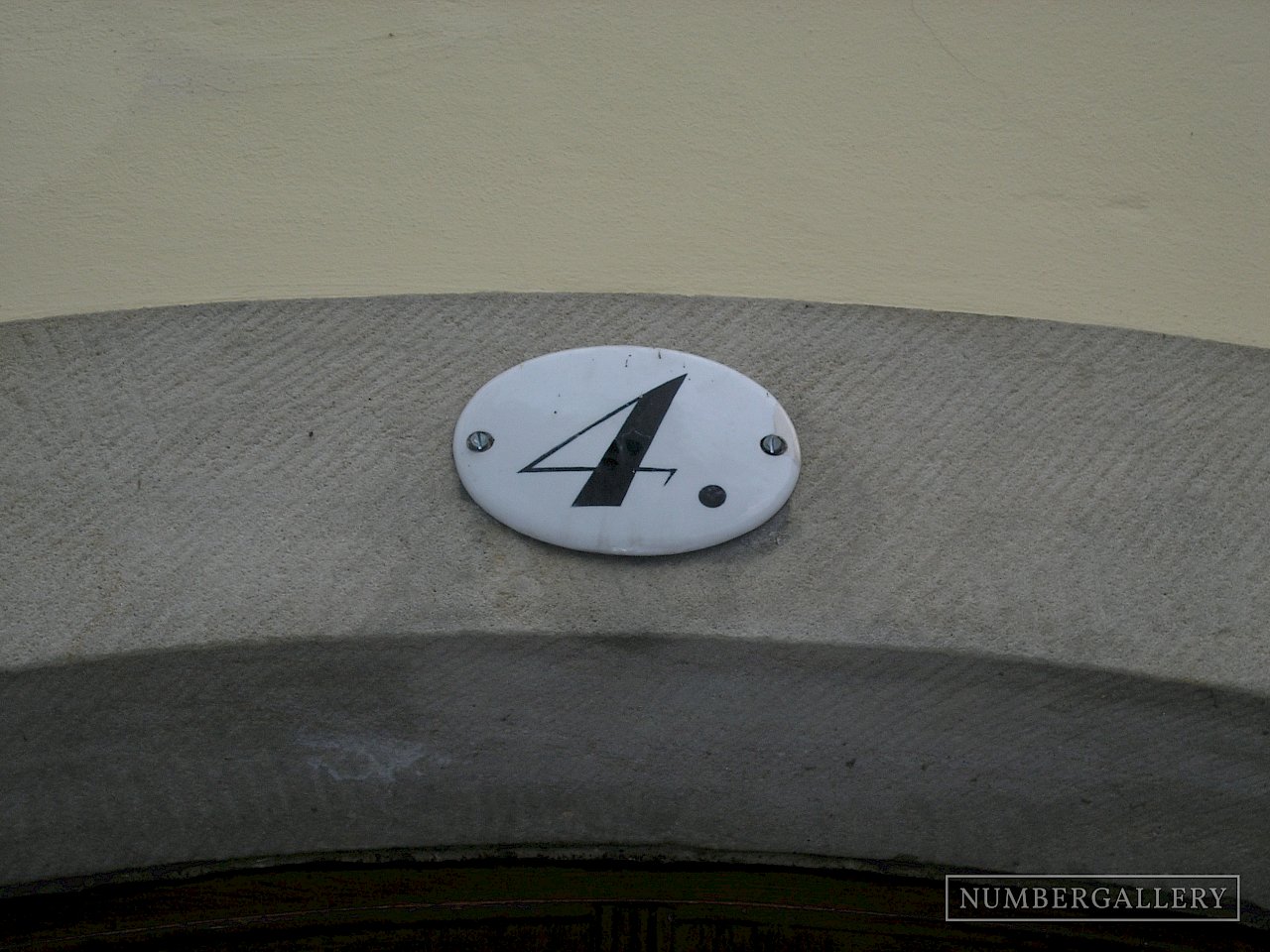 Hausnummer in Dresden